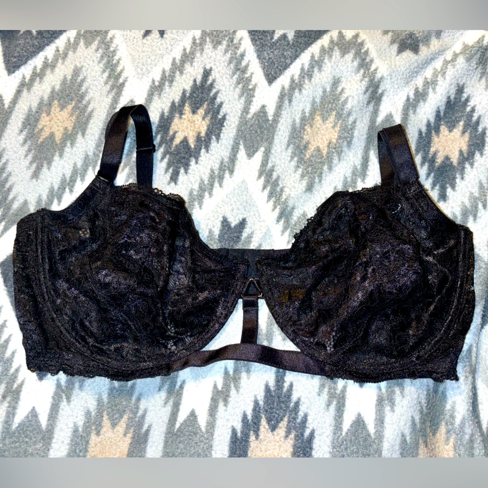 Black Lace Bra
